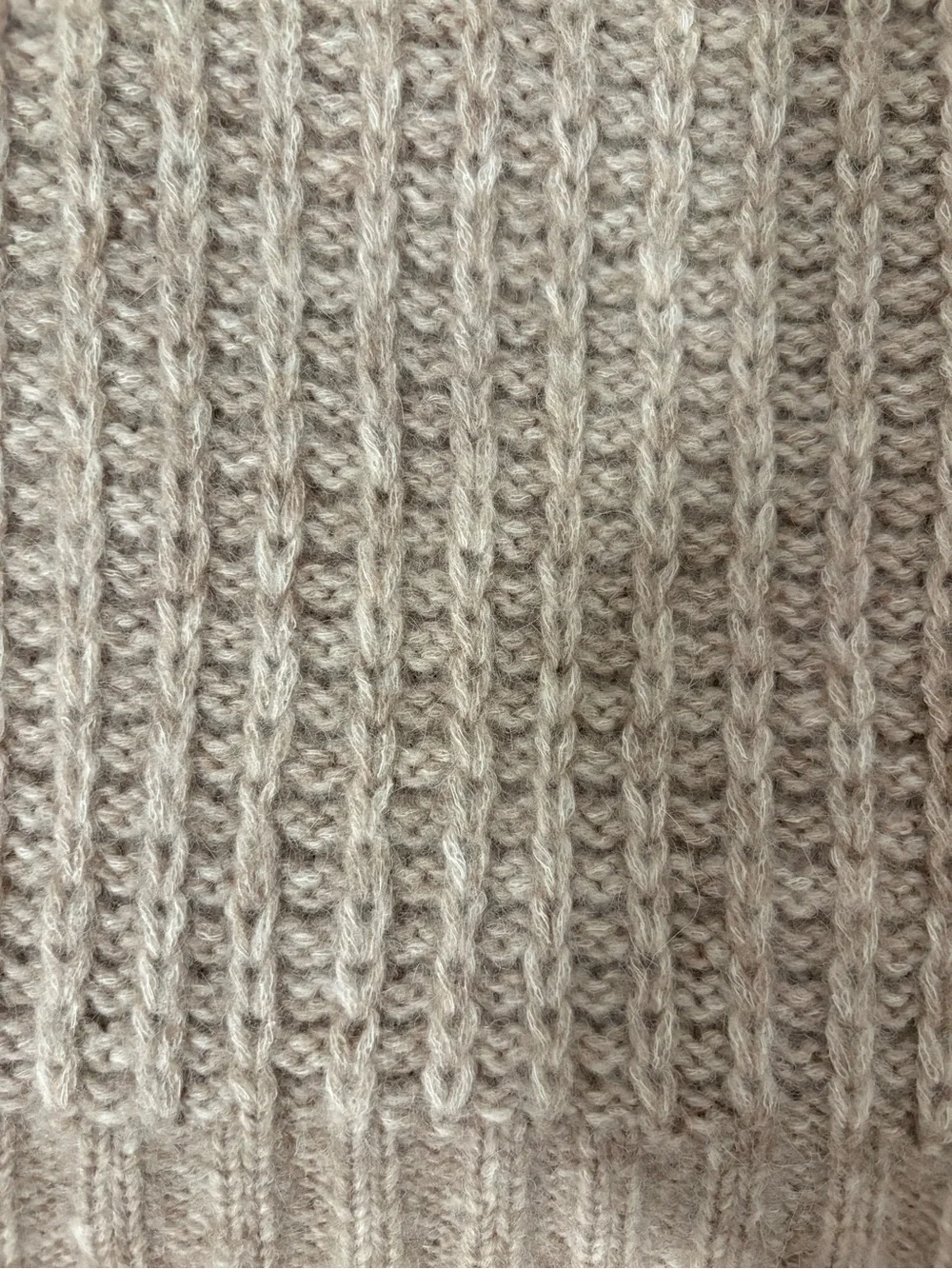 Everlane Waffle Sweater in Cloud | Heathered Oatmeal